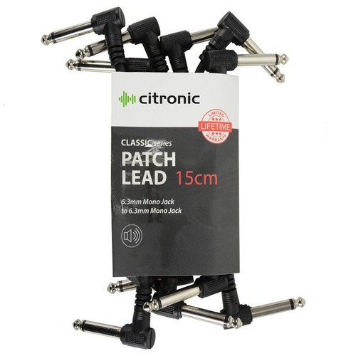 Guitar patch leads - 6x, cables