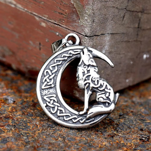 Celtic knot crescent moon - knot,
