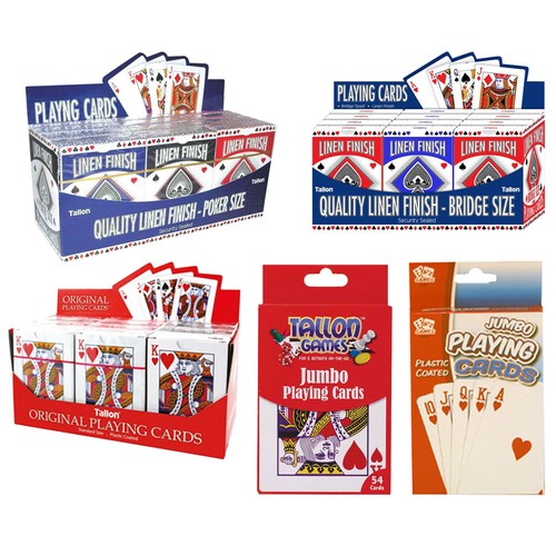 Playing cards linen - (set, of