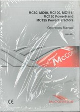 McCORMICK TRACTOR MC80 MC90 MC100 MC115 MC120POWER6 MC135POWER6 OPERATORS MANUAL