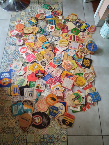 Large collection beer mats - large,
