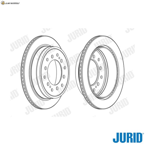 Brake discs 563157jc - 2x,
