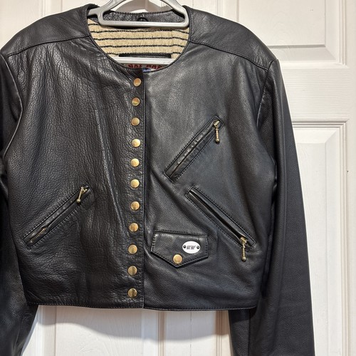Naf biker - leather, jacket