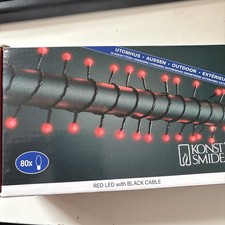 80LED Red Berry Fairy Lights