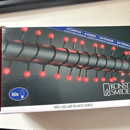 80led red berry fairy lights - berry,