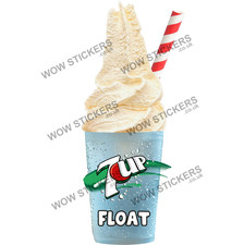 7up ice cream - cream, float