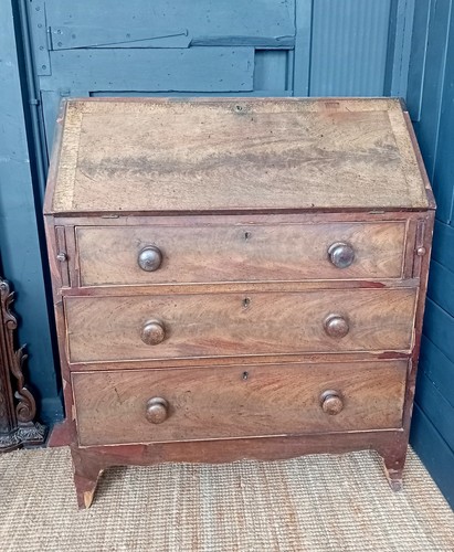 Antique 18th century bureau - century,