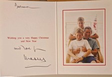 KING CHARLES 111 ORIGINAL SIGNED CARD.