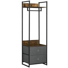 HOMCOM Clothes Rail, Metal