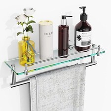 Bathroom Towel Rack Glass