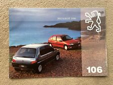 1994 Peugeot 106 - Car Brochure (UK)