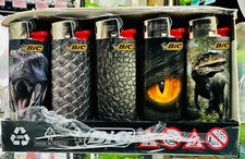 5 x BIC Mini Lighters DINOSAUR