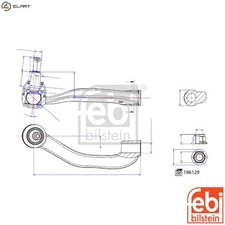 TIE ROD END 186129 FOR VW