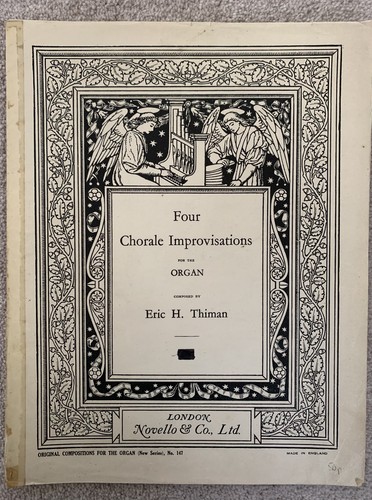 Four chorale improvisations - chorale,
