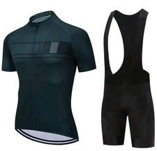 2pc Mens Cycling Jersey Bib
