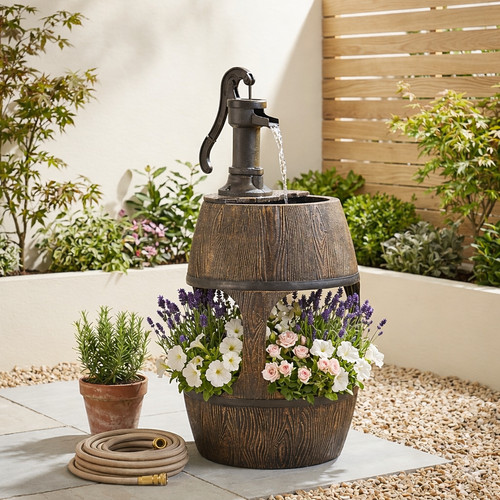 Water fountain pump barrel - fountain,