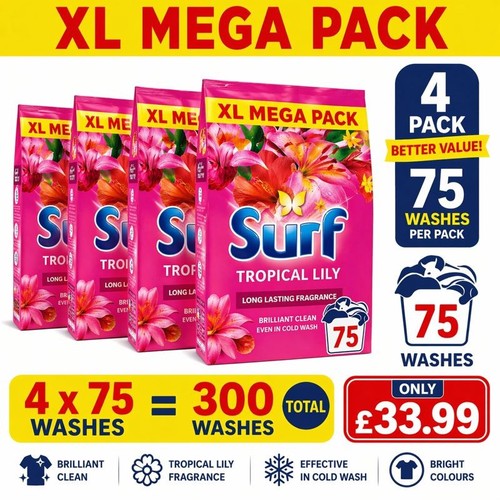 Surf tropical lily washing - lily,