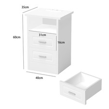 Bedside Table With Charging