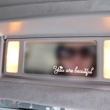 2x You Are Beautiful Girl Car