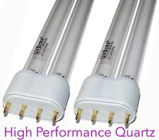 UVBrite® 2-Pack 55W PLL 2G11 55 Watt UV Bulb for Pond Filter UVC Algae Destroyer