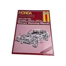 Honda Accord 1976 - 1984 Haynes Owners Workshop Manual