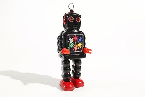 High wheel robot clockwork - high,