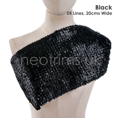 Stretch sequin trim bandeau - stretch,