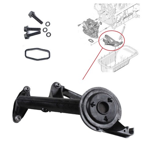 Strainer pipe oil sump - pipe, up