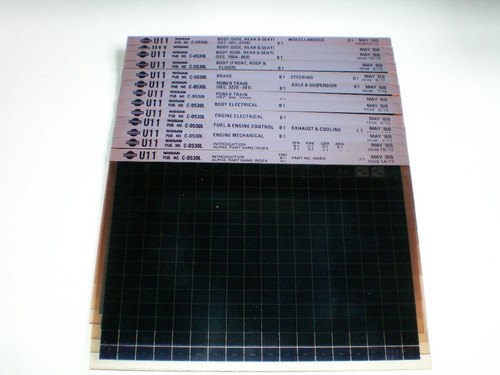 Microfich spare parts
