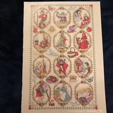 Grimms fairytale SAL stitch along sampler Cross Stitch Chart