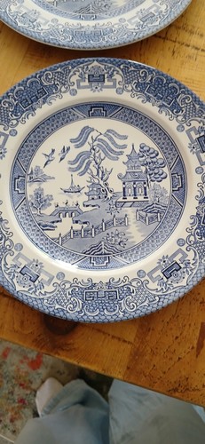 Vintage blue white - &, willow
