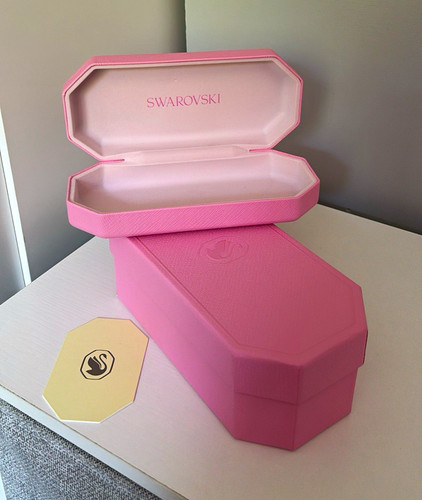 Swarovski pink glasses case - swarovski,