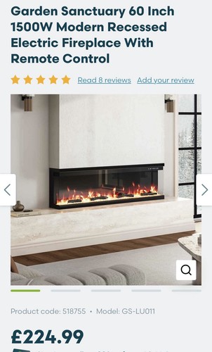 60inch electric fire place - 60inch,