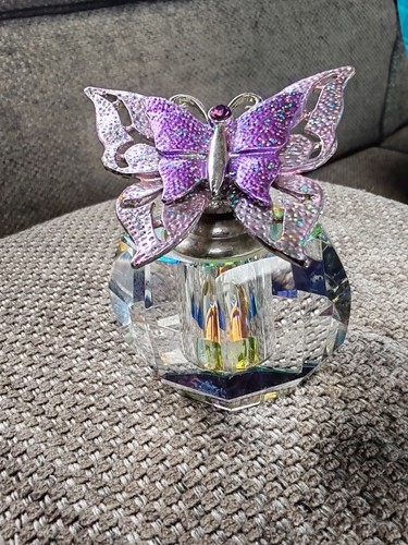 Glass perfume bottle with - glass,