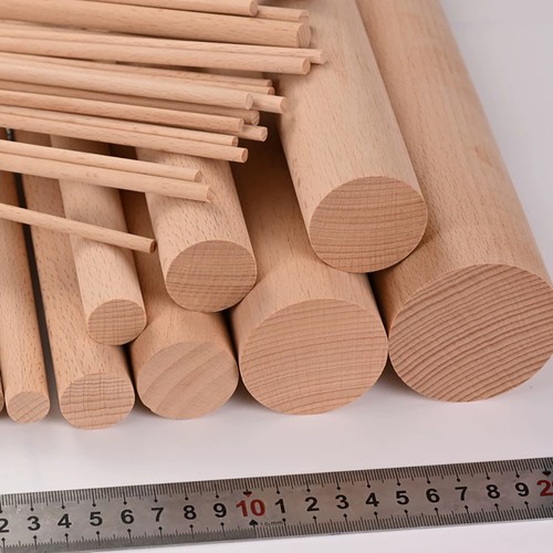 Wooden dowel rod 4mm 500mm - rod, 4mm-500mm