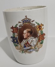 Vintage Royal Doulton 1937 CORONATION of King Edward VIII Cup 4" Tall