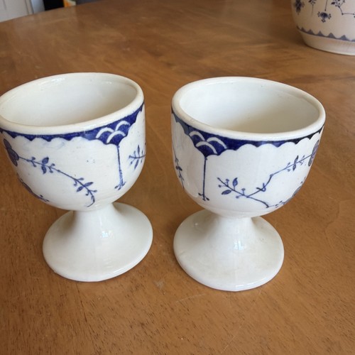 Blue denmark egg cups - blue,