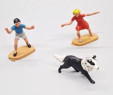 Britains Ltd Floral / Farm Miniature Garden Figures - Boy and Girl with Dog