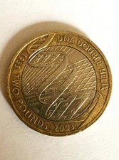 2003 Two Pound Coin DNA Double