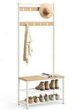 Steel Coat Rack with Shoe