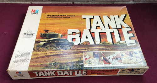 Vintage 1976 tank battle mb - 1976, by