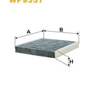 Filter. interior air WIX
