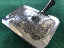 Bakelite Handled Silver Plate Cigarette  Dispenser, Silent ButlerCirca 1920-30,