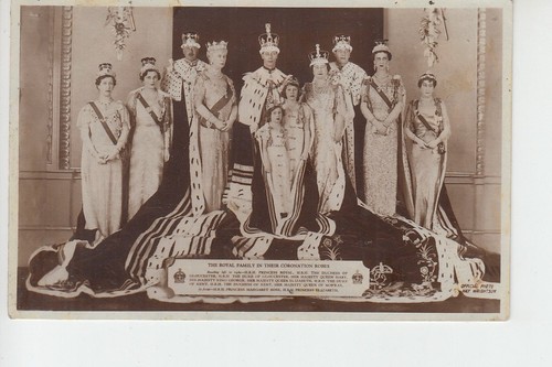 Rppc 1937 coronation - rppc, king