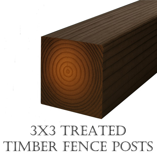 Fence posts timber post 3x3 - fence,