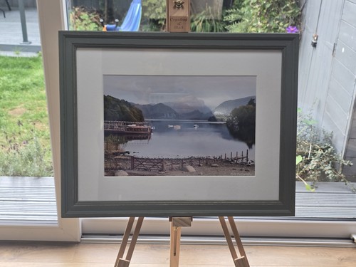 Framed print coniston water - framed,