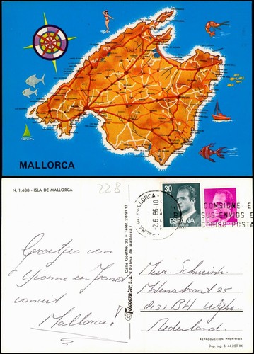 Postal mallorca maps - mallorca,