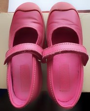 Girls Pink Leather Kickers