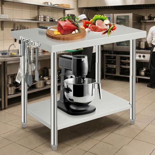 Stainless steel table - steel, with