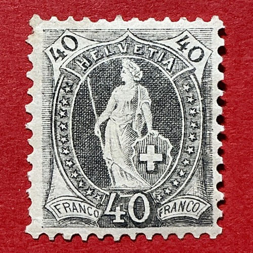 Swiss stamp 1861 - stamp,, 1861-1904